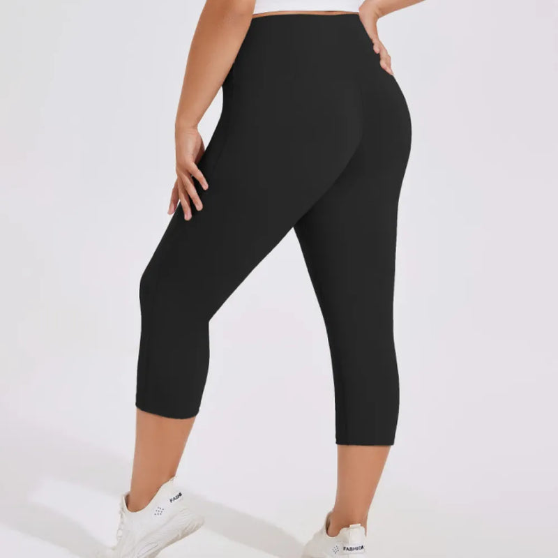 B|FIT DELUXE 3/4 Leggings - Black