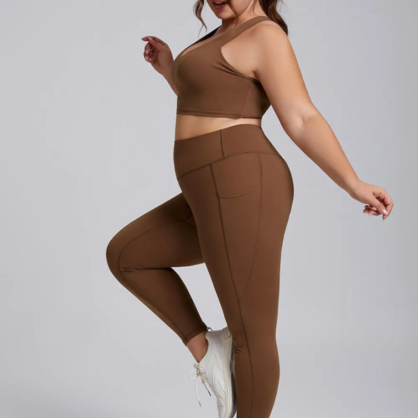 B|FIT DELUXE Leggings - Coffee