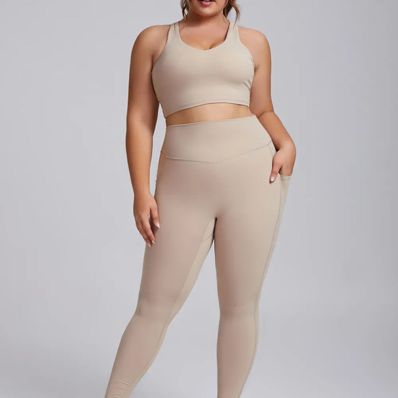 B|FIT DELUXE Leggings - Sand