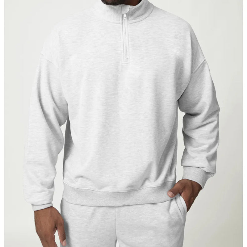 B|FIT DOMINION High Neck Sweater - Grey