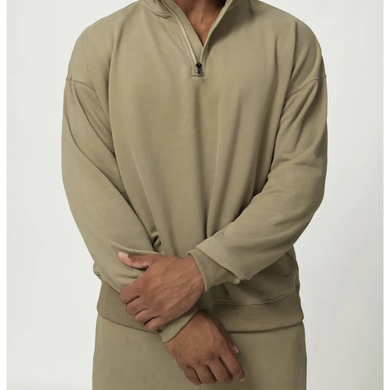 B|FIT DOMINION High Neck Sweater - Olive