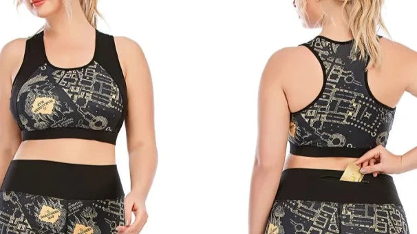 B|Fit OASIS Map Crop Top