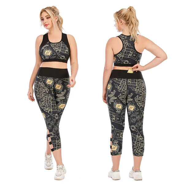 B|Fit OASIS Map Leggings