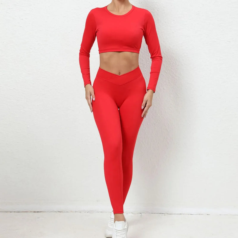 B|FIT PRIME Long Sleeve Top - Red
