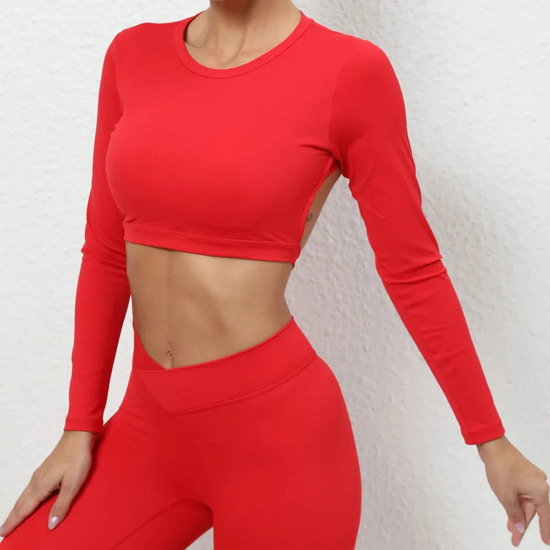 B|FIT PRIME Long Sleeve Top - Red