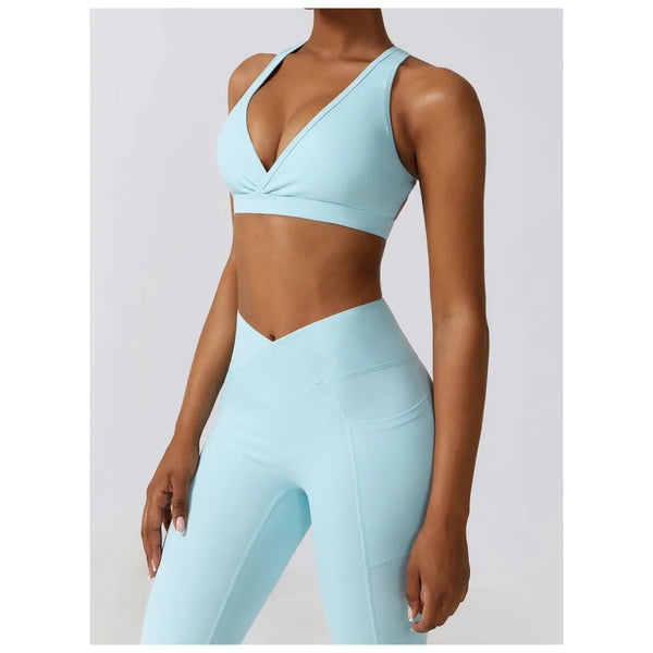 B|FIT STUDIO Sport Bra - Baby Blue