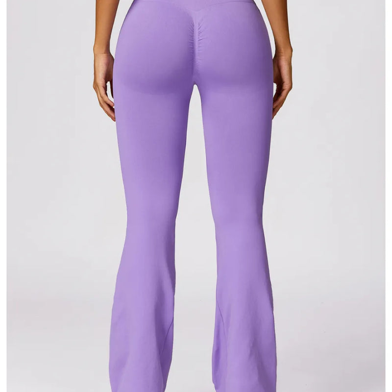 B|FIT TRACK Flare Leggings - Lavender