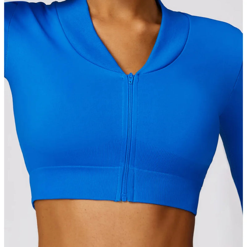 B|FIT TRACK Long Sleeve Top - Azzure