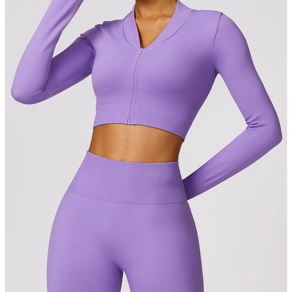 B|FIT TRACK Long Sleeve Top - Lavender